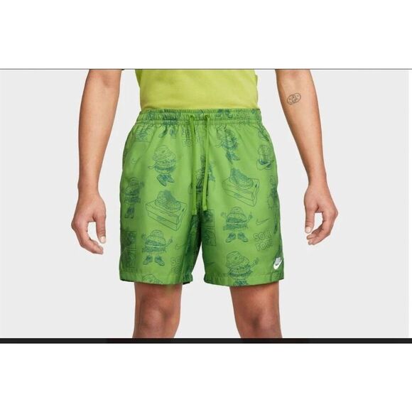 Nike Men's Sportswear Sole Food Woven Flow Shorts Size Large - Picture 1 of 7